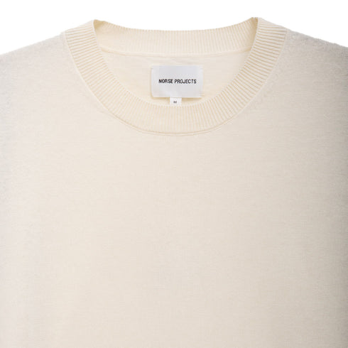 Norse Projects Rhys Cotton Linen T-Shirt Kit White N45-06007187 Degli Uberti